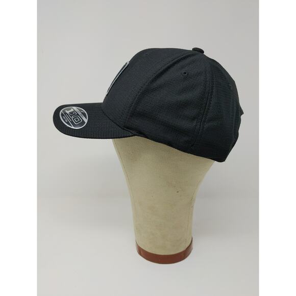 Flexfit 110 One Ten Snapback Hat Forklift Embroidered Logo Black - Picture 6 of 11